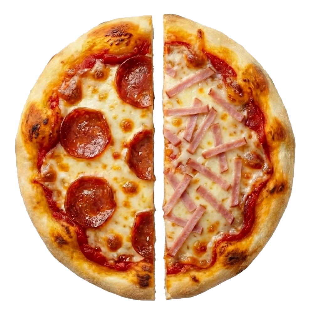 PIZZA (SKINKE ELLER PEPPERONI)